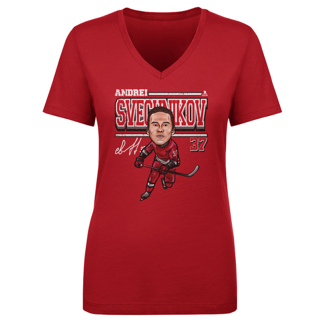 Andrei Svechnikov Women's V-Neck T-Shirt | 500 LEVEL