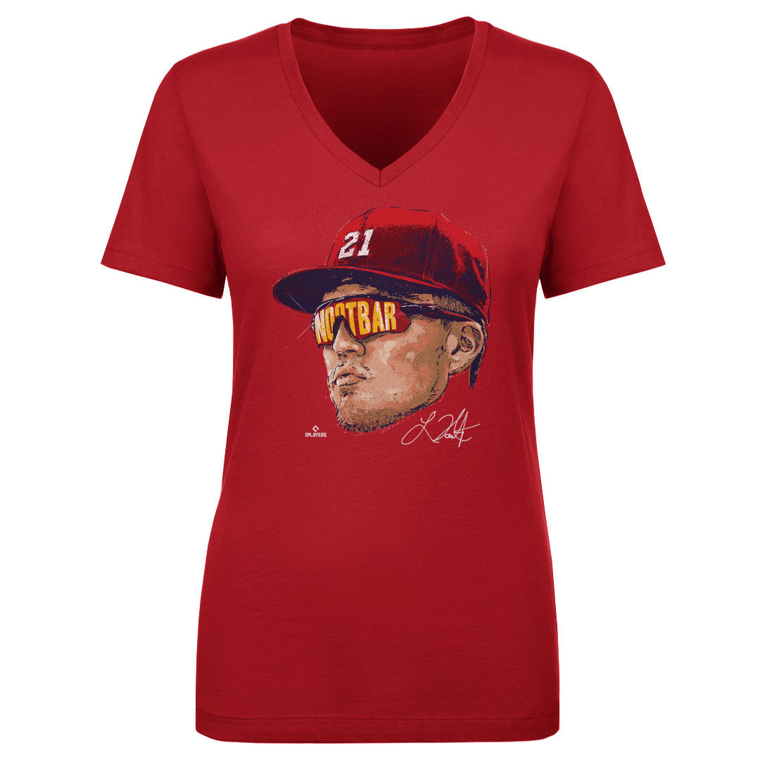 Lars Nootbaar Women's V-Neck T-Shirt | 500 LEVEL