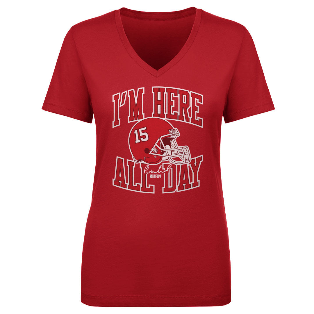 Patrick Mahomes Women's V-Neck T-Shirt | 500 LEVEL