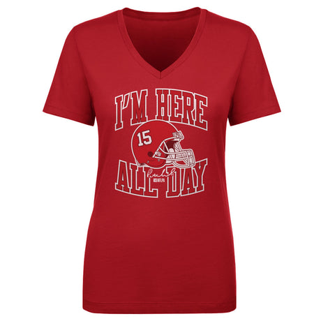 Patrick Mahomes Women's V-Neck T-Shirt | 500 LEVEL