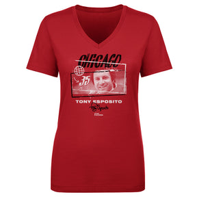 Tony Esposito Women's V-Neck T-Shirt | 500 LEVEL