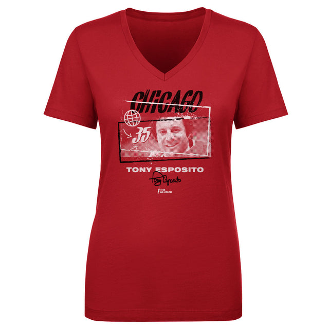Tony Esposito Women's V-Neck T-Shirt | 500 LEVEL