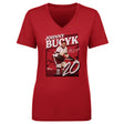 Johnny Bucyk Women's V-Neck T-Shirt | 500 LEVEL