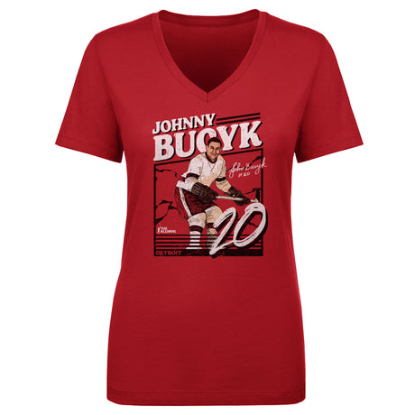 Johnny Bucyk Women's V-Neck T-Shirt | 500 LEVEL