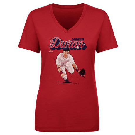 Jarren Duran Women's V-Neck T-Shirt | 500 LEVEL