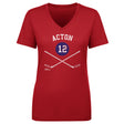 Keith Acton Women's V-Neck T-Shirt | 500 LEVEL
