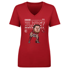 Creed Humphrey Women's V-Neck T-Shirt | 500 LEVEL
