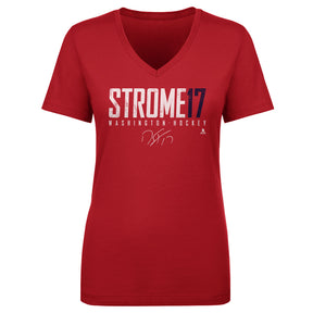 Dylan Strome Women's V-Neck T-Shirt | 500 LEVEL