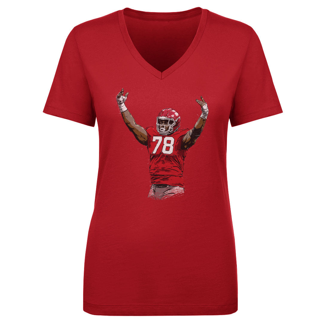 Nazir Stackhouse Women's V-Neck T-Shirt | 500 LEVEL