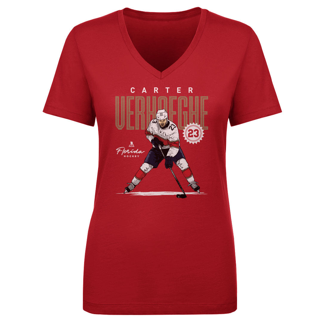 Carter Verhaeghe Women's V-Neck T-Shirt | 500 LEVEL
