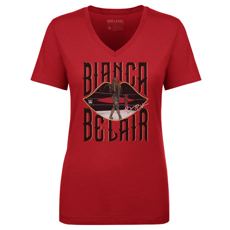 Bianca Belair Women's V-Neck T-Shirt | 500 LEVEL