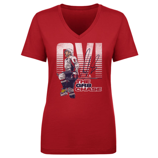 Alex Ovechkin Women's V-Neck T-Shirt | 500 LEVEL