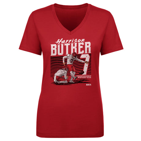 Harrison Butker Women's V-Neck T-Shirt | 500 LEVEL