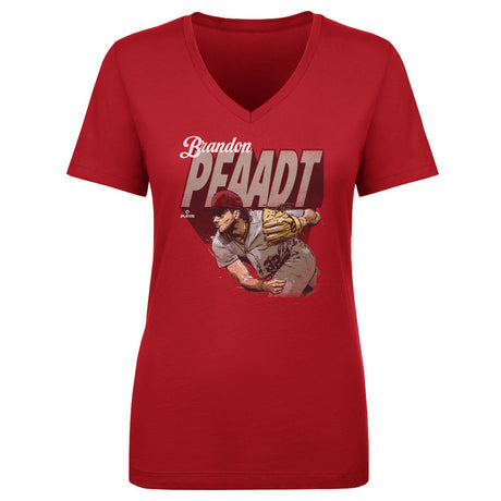 Brandon Pfaadt Women's V-Neck T-Shirt | 500 LEVEL