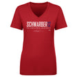 Kyle Schwarber Women's V-Neck T-Shirt | 500 LEVEL