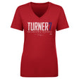 Trea Turner Women's V-Neck T-Shirt | 500 LEVEL