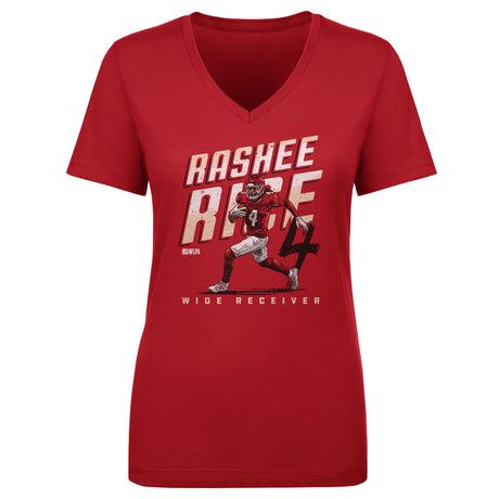 Rashee Rice Women's V-Neck T-Shirt | 500 LEVEL