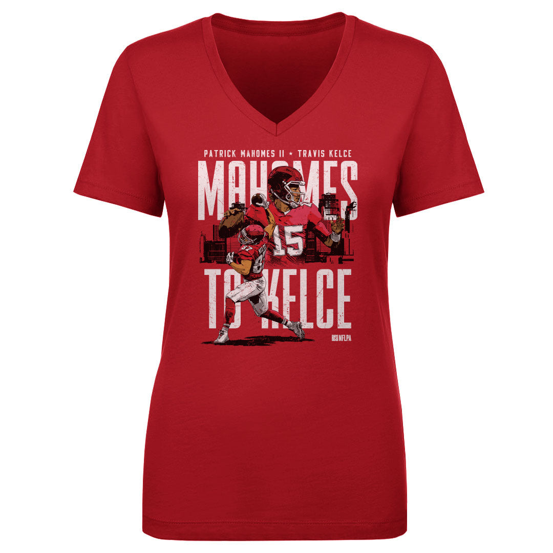 Patrick Mahomes Women&#39;s V-Neck T-Shirt | 500 LEVEL