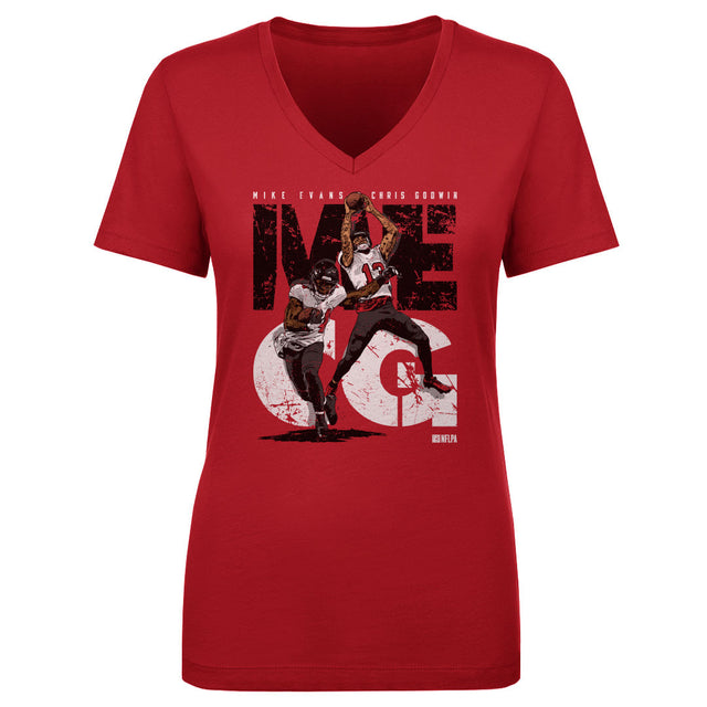Mike Evans Women's V-Neck T-Shirt | 500 LEVEL