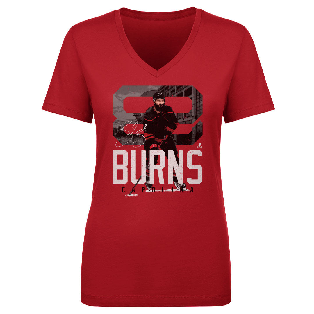 Brent Burns Women&#39;s V-Neck T-Shirt | 500 LEVEL