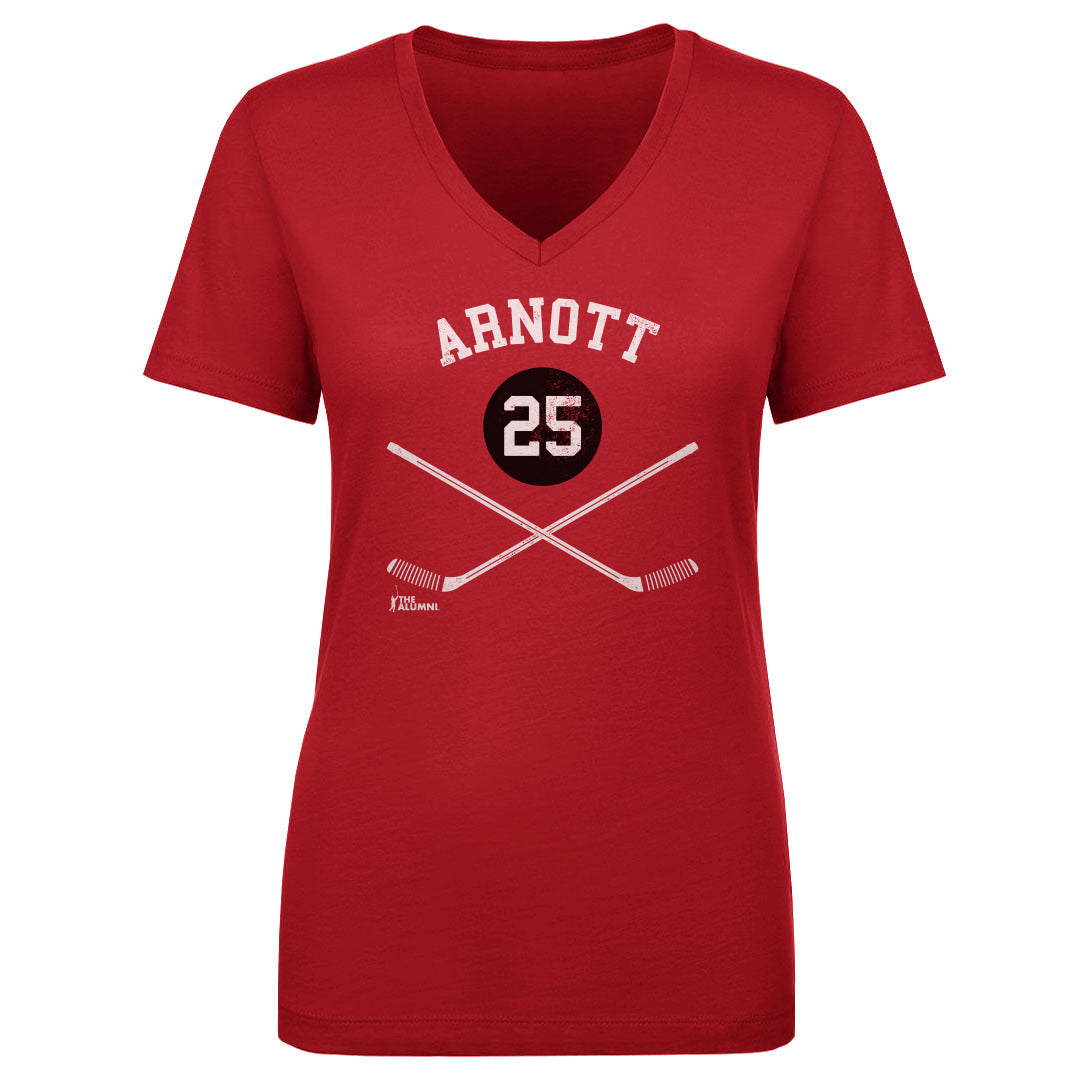 Jason Arnott Women&#39;s V-Neck T-Shirt | 500 LEVEL
