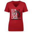 Elly De La Cruz Women's V-Neck T-Shirt | 500 LEVEL