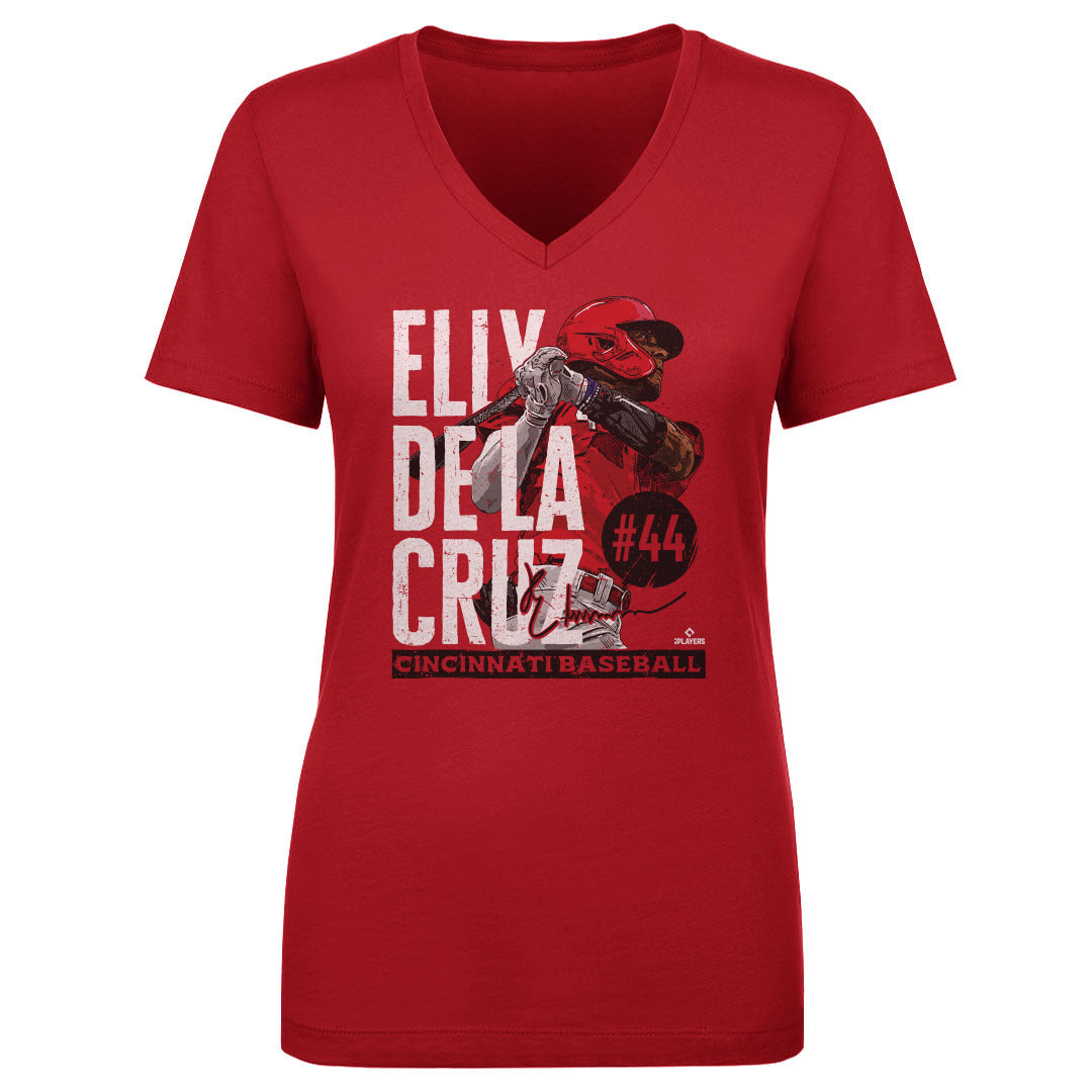 Elly De La Cruz Women's V-Neck T-Shirt | 500 LEVEL