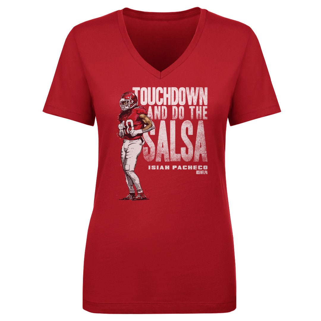 Isiah Pacheco Women's V-Neck T-Shirt | 500 LEVEL