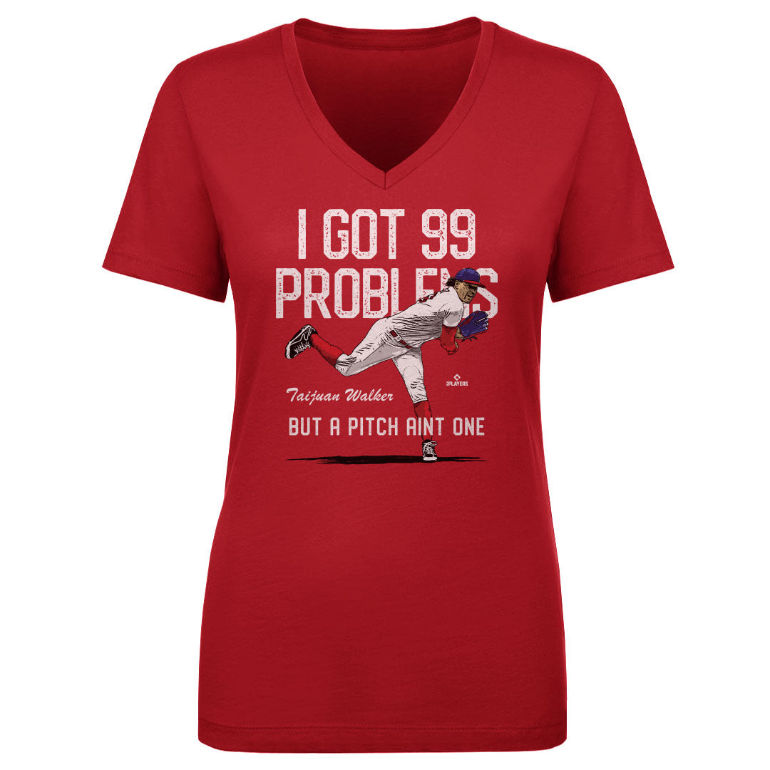 Taijuan Walker Women's V-Neck T-Shirt | 500 LEVEL