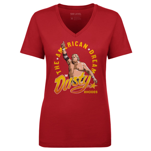 Dusty Rhodes Women's V-Neck T-Shirt | 500 LEVEL