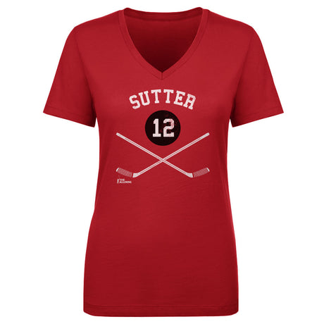 Brent Sutter Women's V-Neck T-Shirt | 500 LEVEL