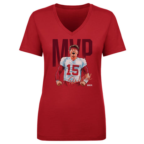 Patrick Mahomes Women's V-Neck T-Shirt | 500 LEVEL