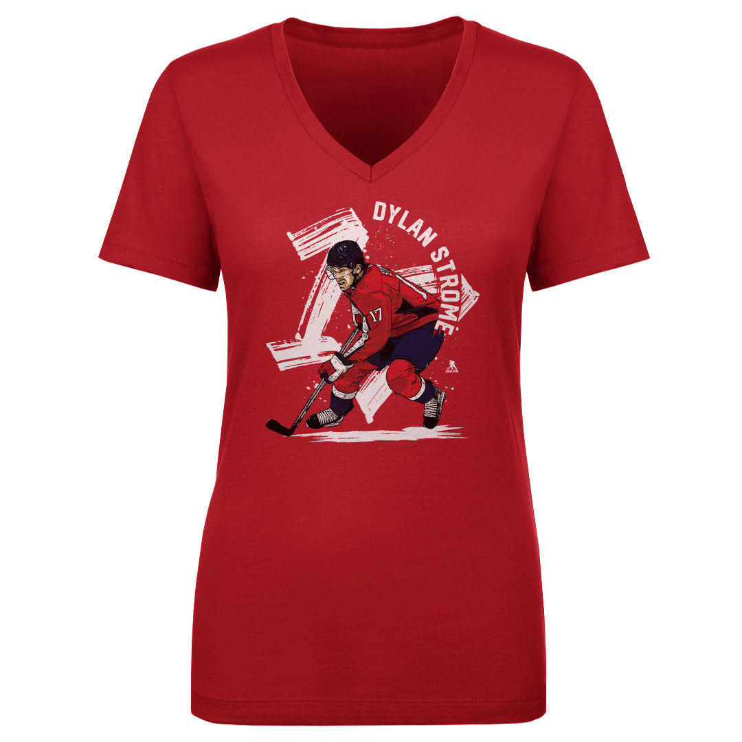 Dylan Strome Women's V-Neck T-Shirt | 500 LEVEL