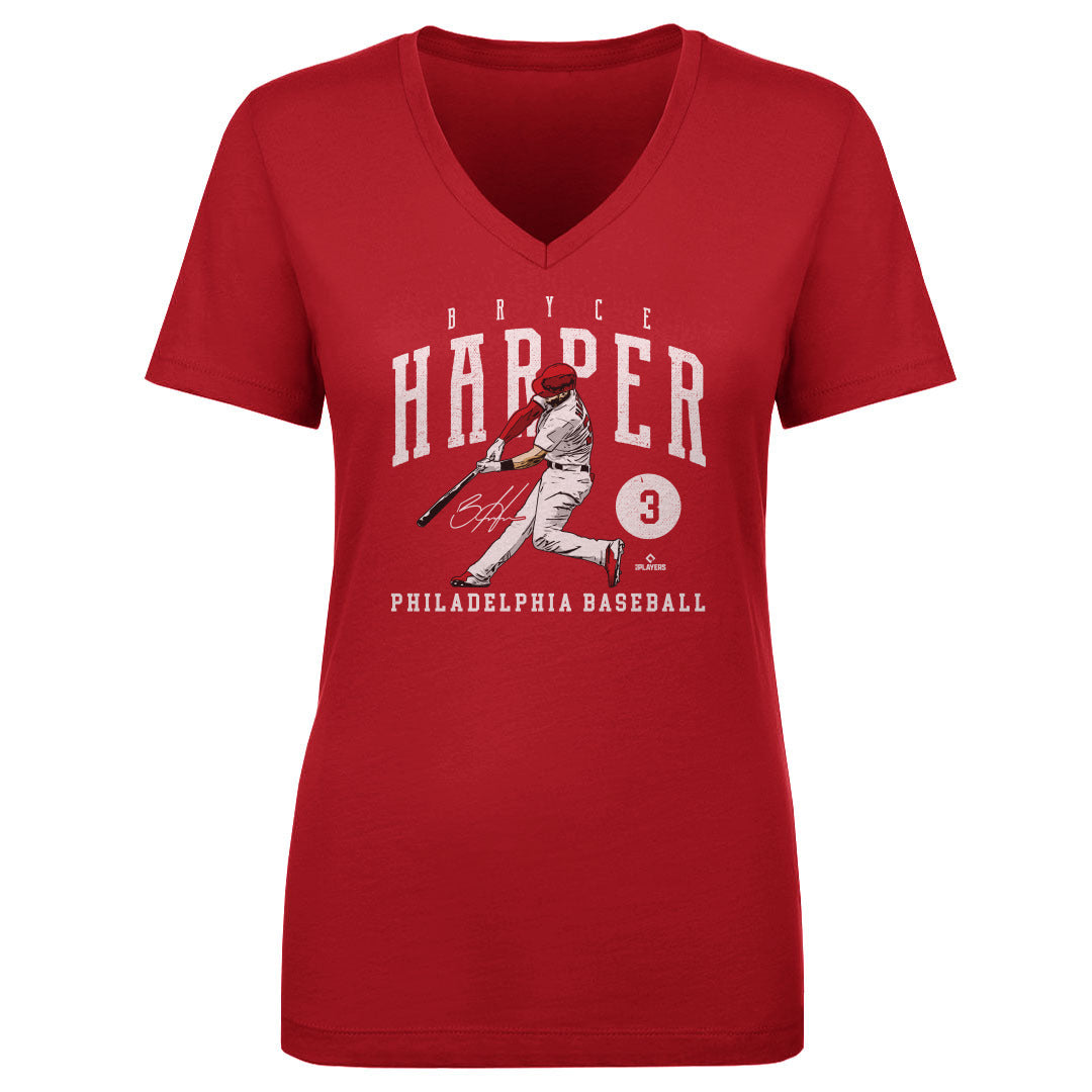 Bryce Harper Women's V-Neck T-Shirt | 500 LEVEL