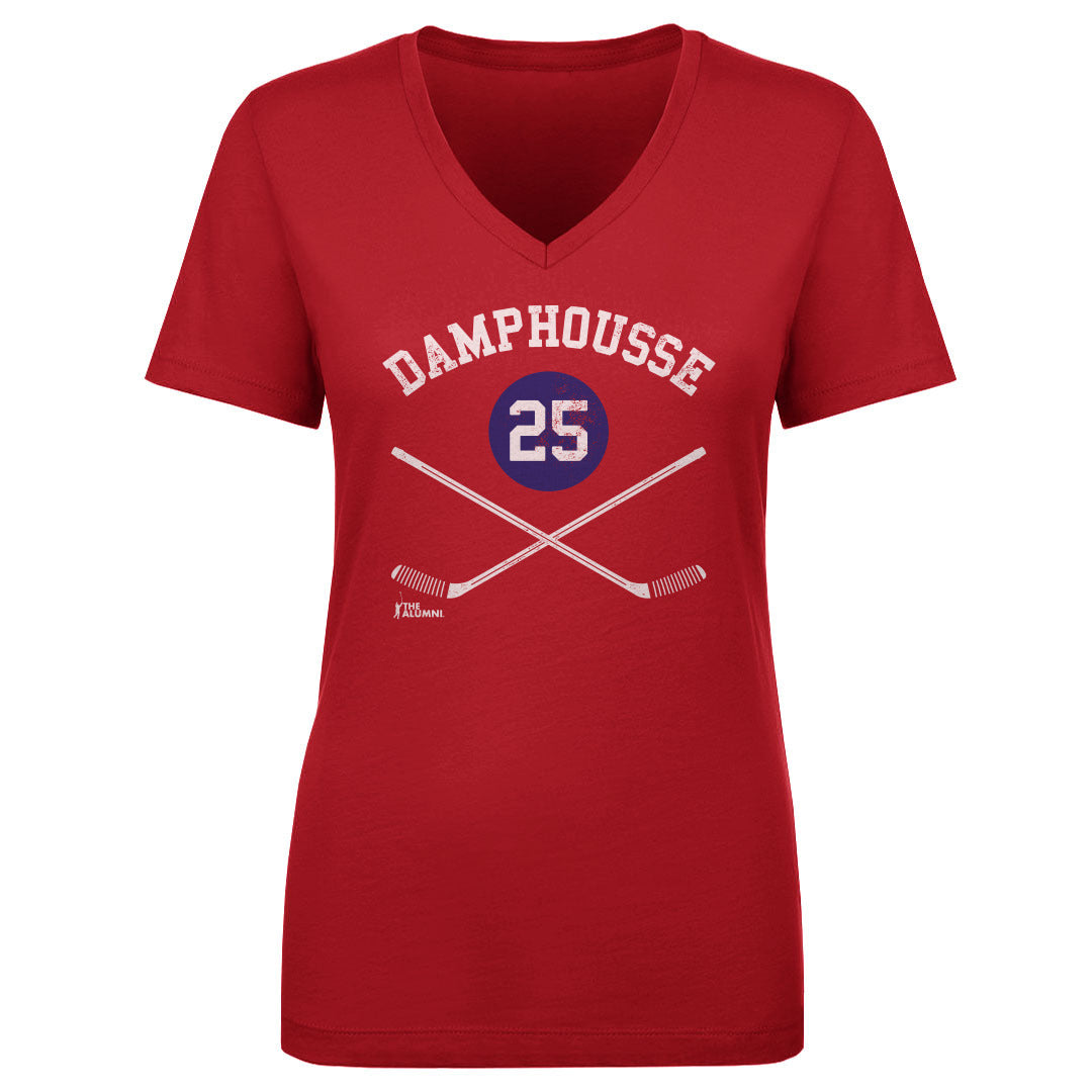 Vincent Damphousse Women's V-Neck T-Shirt | 500 LEVEL