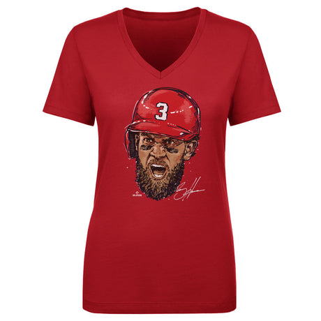 Bryce Harper Women's V-Neck T-Shirt | 500 LEVEL