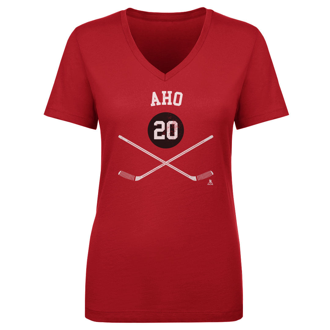 Sebastian Aho Women&#39;s V-Neck T-Shirt | 500 LEVEL