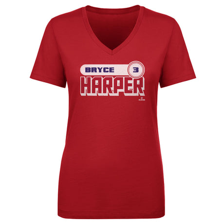 Bryce Harper Women's V-Neck T-Shirt | 500 LEVEL