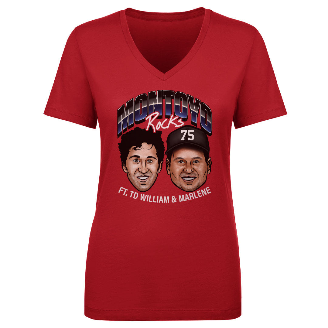 Charlie Montoyo Women's V-Neck T-Shirt | 500 LEVEL