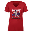 Trea Turner Women's V-Neck T-Shirt | 500 LEVEL