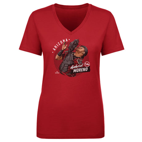 Gabriel Moreno Women's V-Neck T-Shirt | 500 LEVEL