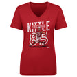 George Kittle Women's V-Neck T-Shirt | 500 LEVEL