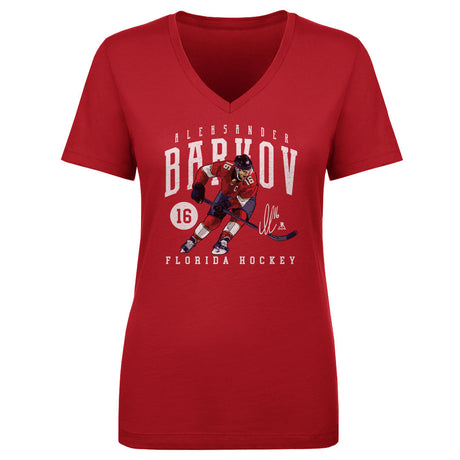 Aleksander Barkov Women's V-Neck T-Shirt | 500 LEVEL