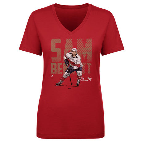 Sam Bennett Women's V-Neck T-Shirt | 500 LEVEL