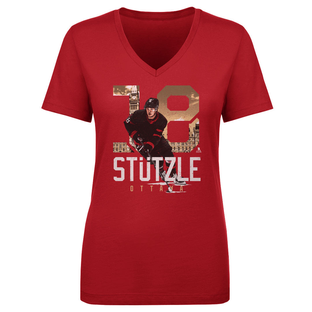 Tim Stutzle Women's V-Neck T-Shirt | 500 LEVEL
