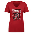 Ken Griffey Jr. Women's V-Neck T-Shirt | 500 LEVEL