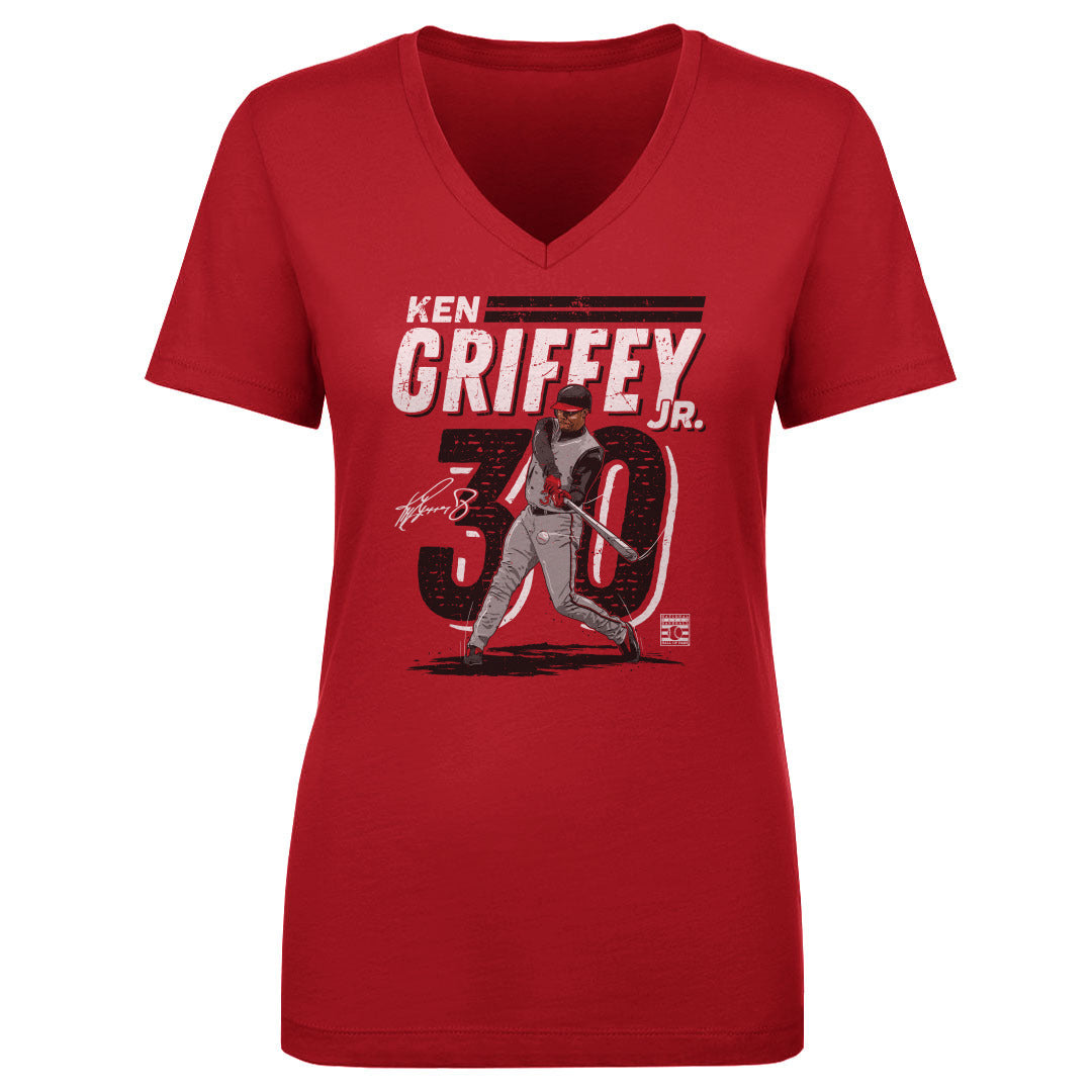 Ken Griffey Jr. Women's V-Neck T-Shirt | 500 LEVEL