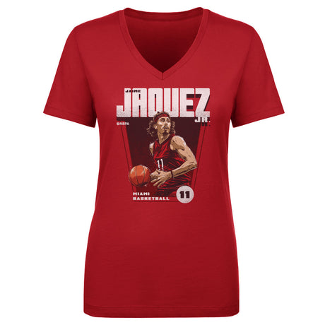 Jaime Jaquez Jr. Women's V-Neck T-Shirt | 500 LEVEL