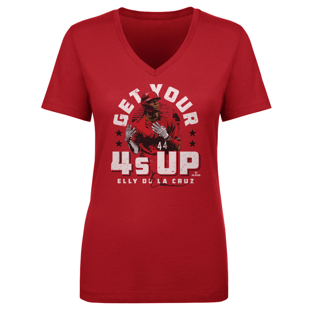 Elly De La Cruz Women's V-Neck T-Shirt | 500 LEVEL