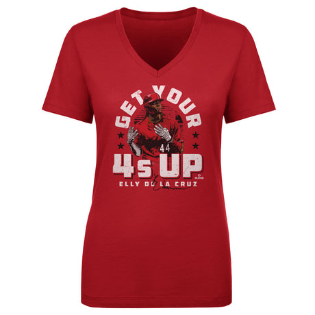 Elly De La Cruz Women's V-Neck T-Shirt | 500 LEVEL